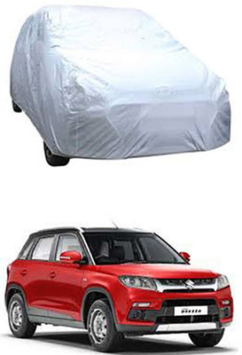 Billseye Car Cover For Maruti Suzuki Vitara Brezza (Without Mirror Pockets)(Silver)