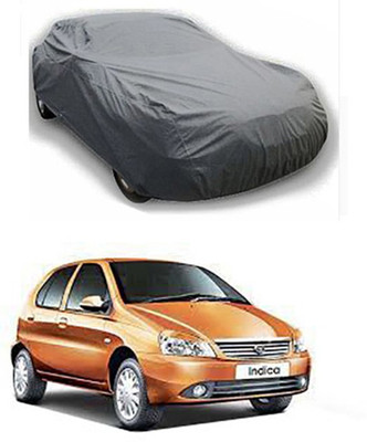 W proof Car Cover For Tata Indica (Without Mirror Pockets)(Grey)