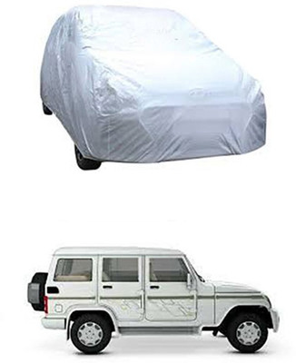W proof Car Cover For Mahindra Bolero (Without Mirror Pockets)(Grey)