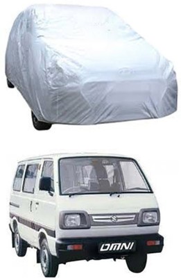 W proof Car Cover For Maruti Suzuki Omni (Without Mirror Pockets)(Silver)