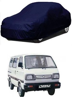 W proof Car Cover For Maruti Suzuki Omni (Without Mirror Pockets)(Blue)