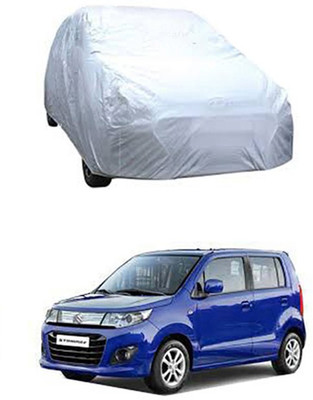 W proof Car Cover For Maruti Suzuki WagonR Stingray (Without Mirror Pockets)(Grey)