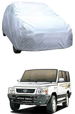 W proof Car Cover For Tata Sumo Victa (Without Mirror Pockets)(Silver)