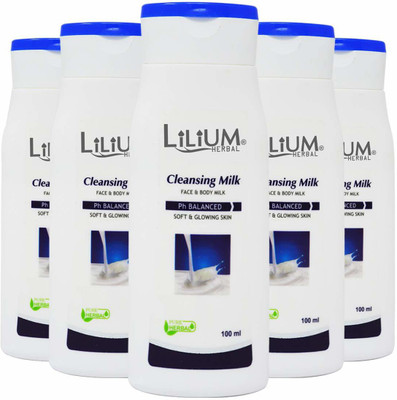 LILIUM Lilium Regular Cleansing Mlik 100ml Pack of 5(100 ml)