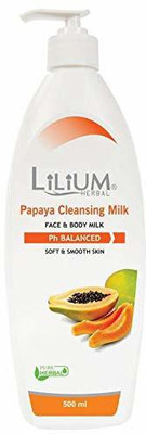 LILIUM Papaya Cleansing Mlik 500ml Face Wash(500 ml)