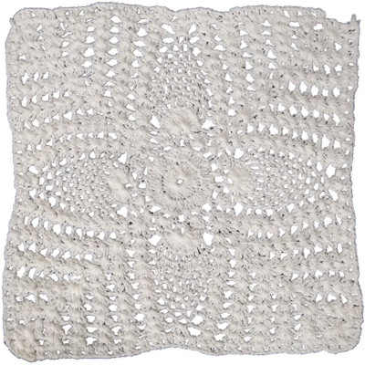 Shri Ganesh Handloom Square Reversible Cotton Coaster Set(Pack of 3)