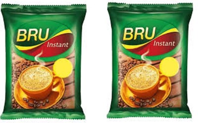 BRU Instant Coffee 200 GRAMS (100*2) Instant Coffee(2 x 100 g, Chicory Flavoured)