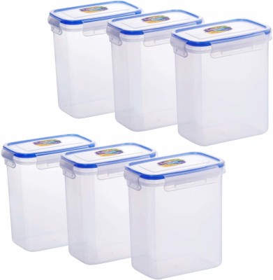 SKI Plastic Utility Container  - 2100(Pack of 6, Clear)