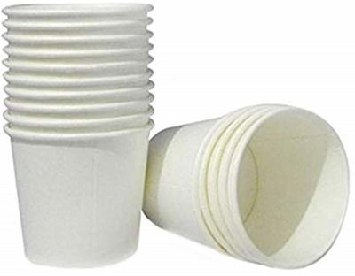 Grace Pack of 300 Paper 150 ml White Paper Cups(White, Cup Set)