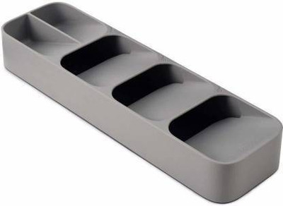 AANVOER Empty Cutlery Holder Case(Grey  Holds 20 Pieces)