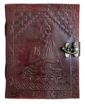RSN personal organizer A5 Diary unruled 100 Pages(Brown)
