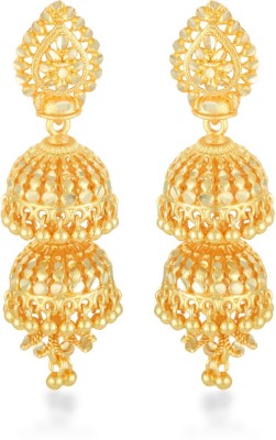 VIGHNAHARTA Traditional, wedding and Party wear Gold Plated alloy jhumki Earring for Women and Girls Alloy Jhumki Earring