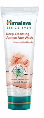 HIMALAYA Deep Cleansing Apricot Prevent Blackheads Face Wash(50 ml)