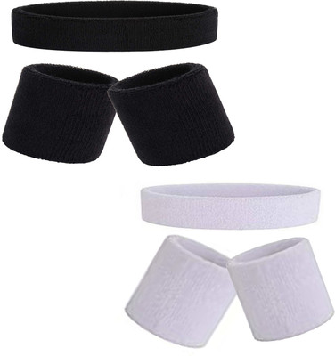 R-Lon High Quality Sports Head Band,Head Support/Wrist Band (Multicolor) Fitness Band(Multicolor)