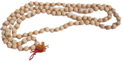 HolyGanga Pure white chandan mala for pooja , chanting and other holy and sacred purposes. Wood Chain