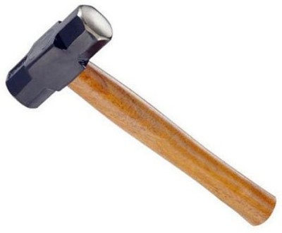 Pretail Sledge Hammer with Wooden Handle 2lb Tool Sledge Hammer with Wooden Handle 2lb Tool Sledge Hammer(1 kg)