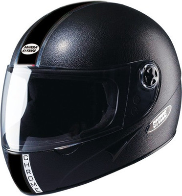 STUDDS CHROME ECO FULL FACE - L Motorsports Helmet(Black)