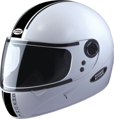 STUDDS CHROME ECO FULL FACE -XL Motorsports Helmet(White)