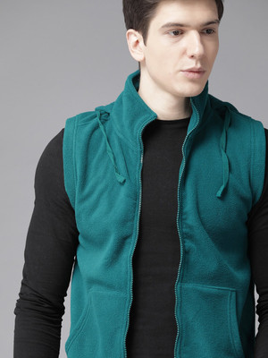 Roadster Sleeveless Solid Men Jacket