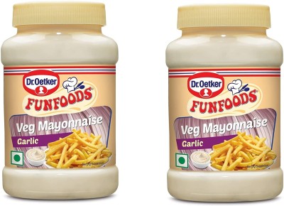 FUNFOODS by Dr. Oetker VEG MAYONNAISE GARLIC 250 GM PACK OF 2 500 g(Pack of 2)