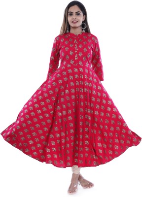 RTAE Anarkali Gown(Pink)
