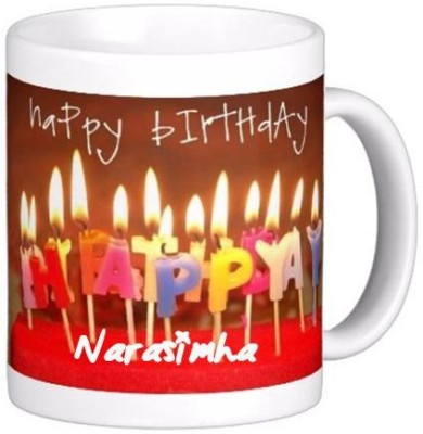 GNS Happy Birthday Narasimha Wishes 86 Ceramic Coffee Mug(330 ml)