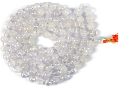 REIKI CRYSTAL PRODUCTS Clear Quartz Mala 8 mmRound 108 Beads Mala Semi Precious Gemstone Crystal Necklace Reiki Healing Stone Mala Jap Mala 32 Inch Approx For Unisex Beads, Crystal, Quartz Crystal Chain