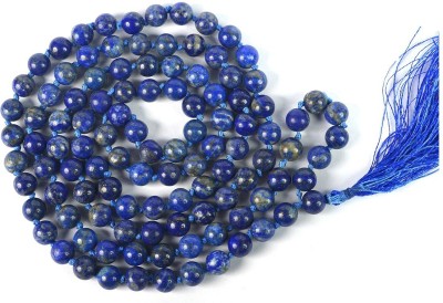REIKI CRYSTAL PRODUCTS Lapis Lazuli Mala 8 mmRound 108 Beads Mala Semi Precious Gemstone Crystal Necklace Reiki Healing Stone Mala Jap Mala 32 Inch Approx For Unisex Beads, Crystal, Lapis Lazuli Crystal Chain