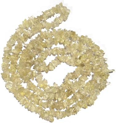 REIKI CRYSTAL PRODUCTS Lemon Quartz Mala Natural Chips Beads Mala Semi Precious Gemstone Crystal Necklace Reiki Healing Stone Mala Jap Mala 32 Inch Approx For Unisex Beads, Crystal, Quartz Crystal Chain