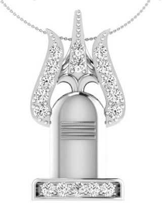 Chandrika Pearls Shiv Gold-plated Cubic Zirconia Alloy Locket