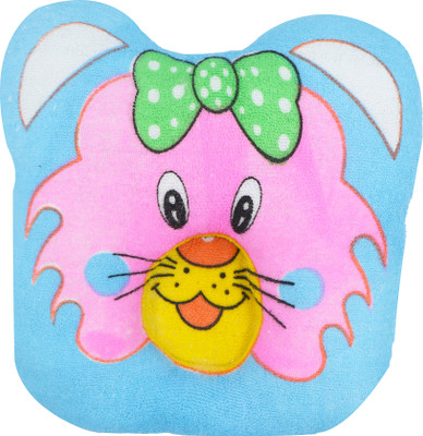 Fancy Walas Microfibre Solid Baby Pillow Pack of 1(SKY)
