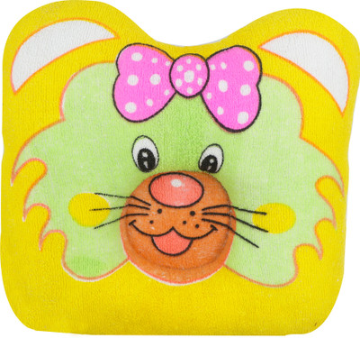 Fancy Walas Microfibre Solid Baby Pillow Pack of 1(YEELOW)