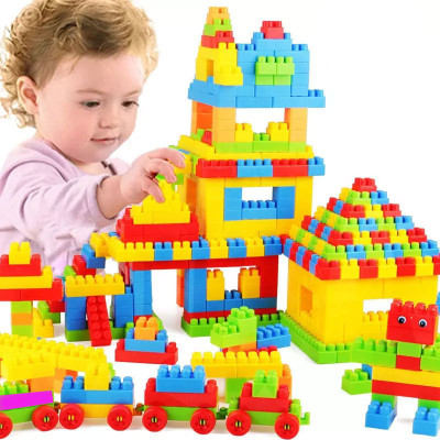 TamBoora Brand New 100 Pcs Building Blocks shapes | Non-Toxic | Brain Building |Creative |Learning |Educational | Toy(100 Pieces)