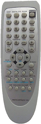 BhalTech RC 115/D CRT TV Universal Compatible with CRT TV Onida Remote Controller(Grey)