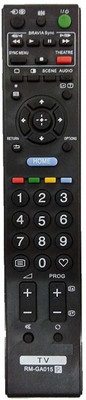 TVE RM-GA015 LED LCD TV Remote Control Sony Bravia Remote Controller(Black)