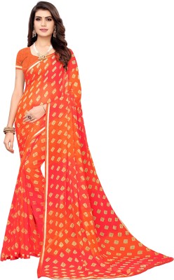 Ratnavati Woven Banarasi Silk Blend Saree(Orange)