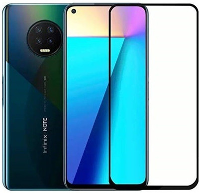 VDAT Edge To Edge Tempered Glass for Infinix Note 7(Pack of 1)