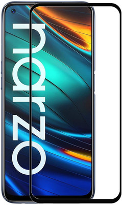 VDAT Edge To Edge Tempered Glass for Realme Narzo 20 Pro(Pack of 1)