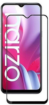 AKSHUD Edge To Edge Tempered Glass for Realme Narzo 20A(Pack of 1)