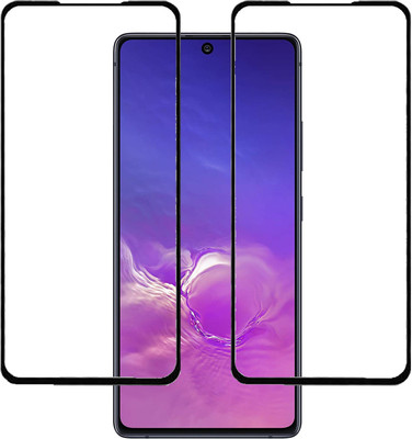 HOBBYTRONICS Edge To Edge Tempered Glass for XIAOMI MI 10I 5G(Pack of 2)