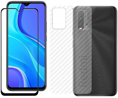 Bodoma Front and Back Screen Guard for Mi Redmi 9 power, Poco M3(Pack of 2)