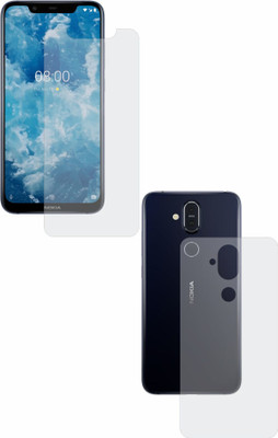 Clickbit Front and Back Screen Guard for NOKIA 8.1(Pack of 2)