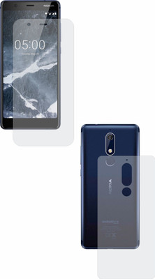 Clickbit Front and Back Screen Guard for NOKIA 5.1(Pack of 2)