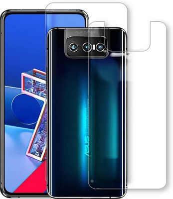 DOWRVIN Front and Back Tempered Glass for ASUS ZENFONE 7(Pack of 2)