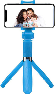 US1984 Bluetooth Selfie Stick(Blue, Remote Included)