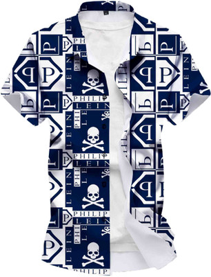 crowenclub Men Printed Party Multicolor Shirt