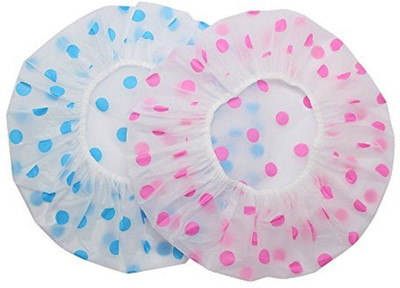 ShopCircuit Reusable Elastic Water Proof Shower Cap Pack of 2