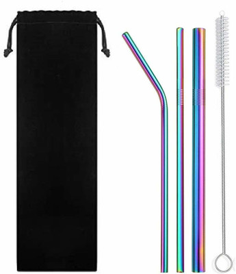 Iktu Bendable Drinking Straw(Multicolor, Pack of 1)