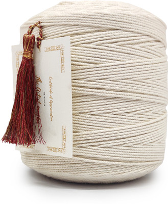 KnottyThread Off White Thread(100 m Pack of1)