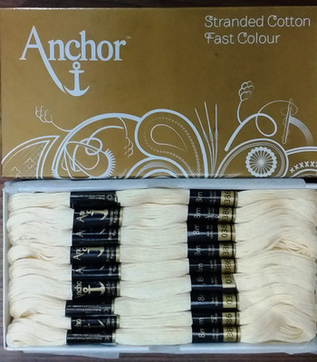 ANCHOR yellow-386 Thread(8 m Pack of25)